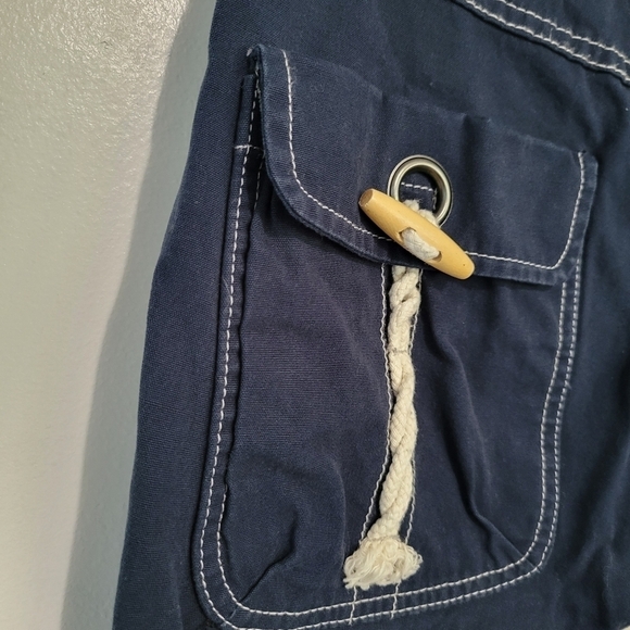 DOMON Produce of Rope Cropped Chino Pants in Navy Blue Waist 31 - Picture 6 of 11